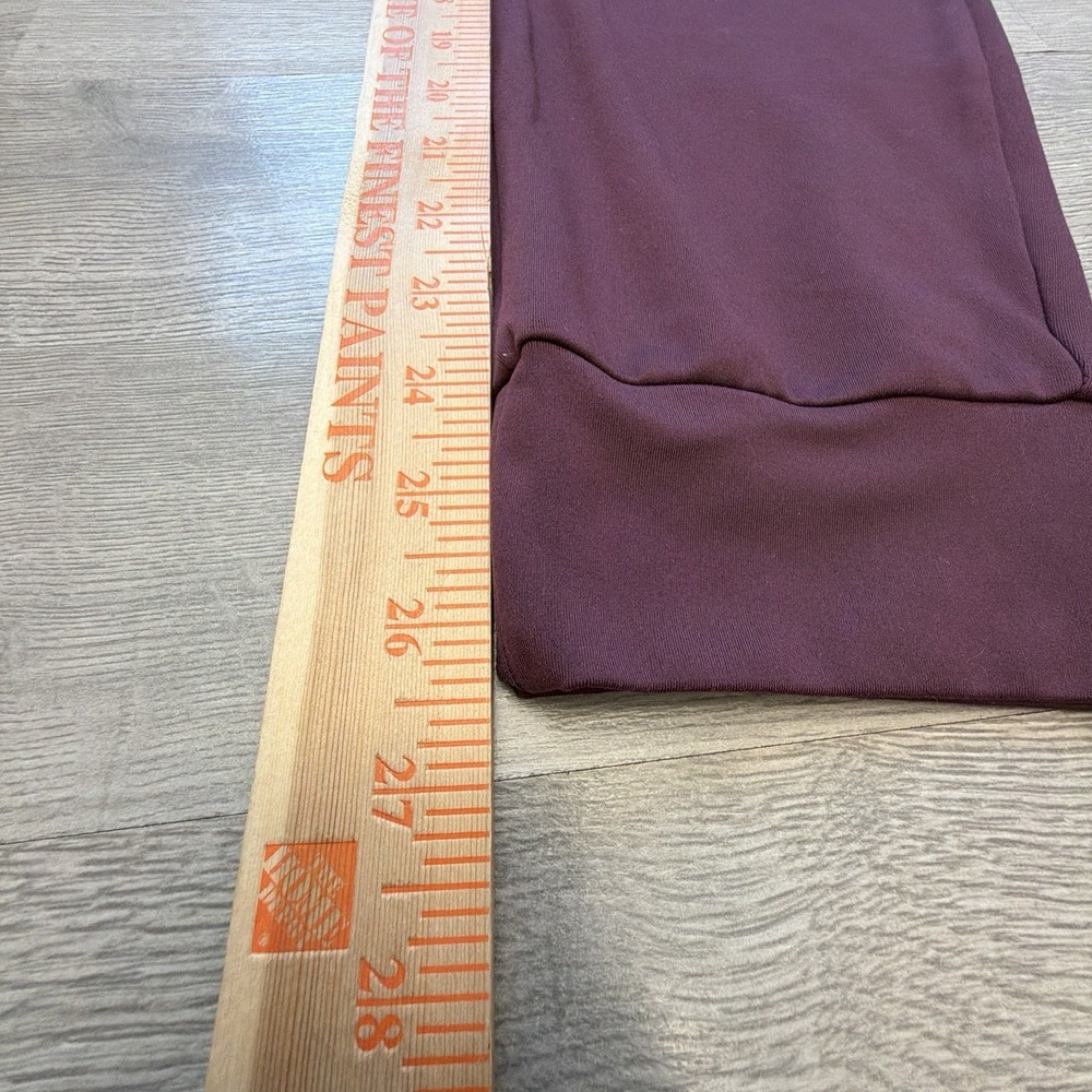 Mondetta Performance Luxury Jogger Pants Womens M Burgundy High Rise Stretch - Picture 9 of 11